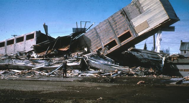 History Trivia Question: What was the Richter scale magnitude of the Great Alaska Earthquake in March, 1964?