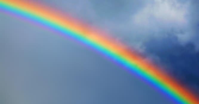 Nature Trivia Question: Where is the sun always positioned when you look at a rainbow?