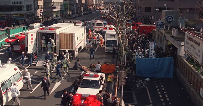 Geschiedenis Trivia Vraag: Wanneer vond de Sarin-gasaanval in de metro van Tokio plaats?