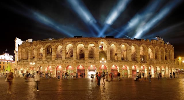 Kultura Pytanie-Ciekawostka: W którym kraju znajduje się Arena Verona?