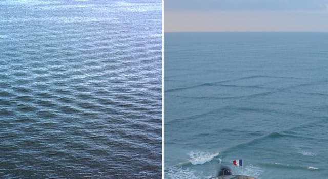 Geografía Pregunta Trivia: ¿Cómo se denomina en navegación cuando el mar se presenta en el estado que muestran las fotos?