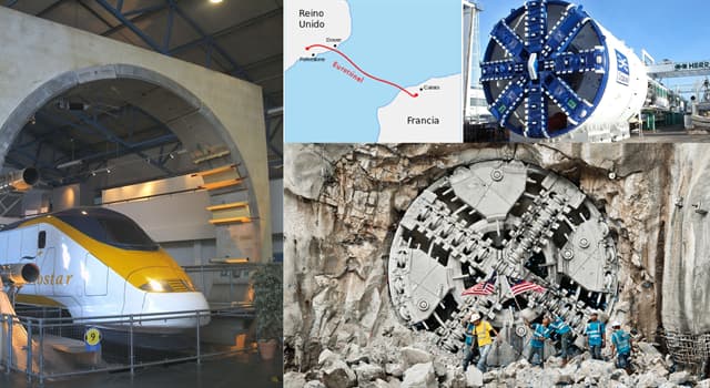 Сiencia Pregunta Trivia: ¿Cuántas tuneladoras se utilizaron para construir el eurotúnel que une Francia con Inglaterra por tierra?