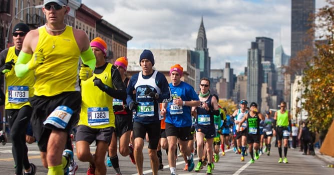 Sport Trivia Vraag: Welke van deze is de officiële afstand van een marathon?