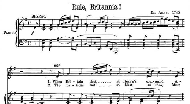 Cultura Pregunta Trivia: ¿Quién escribió la canción patriótica Rule Britannia (la Regla Británica)?
