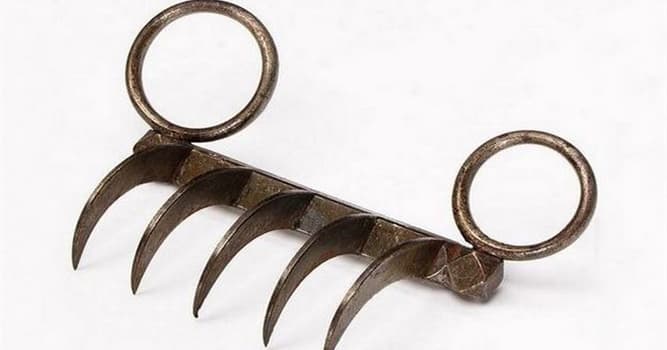 História Pergunta Trivial: "Garra de tigre" é uma arma que se originou em qual país?