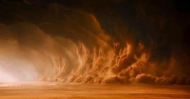 Wissenschaft Wissensfrage: Welcher Planet hat die stärksten Sandstürme?