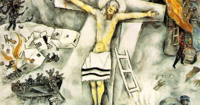 Cultura Pregunta Trivia: ¿Quién es el pintor de la obra "La crucifixión blanca"?