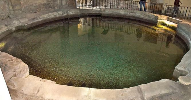 Culture Trivia Question: Which of these is a large cold pool at the Roman baths?