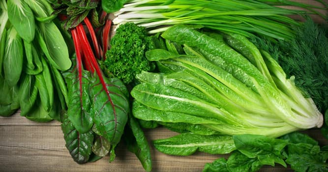 Nature Trivia Question: Which vitamin are leafy green vegetables rich in?