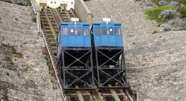 Geography Trivia Question: According to Guinness World Records, in which country is the world's shortest funicular railway?