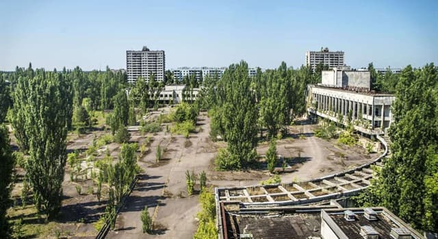 Aardrijkskunde Trivia Vraag: De verlaten stad Pripjat, geëvacueerd na het incident in Tsjernobyl, ligt in welk modern land?