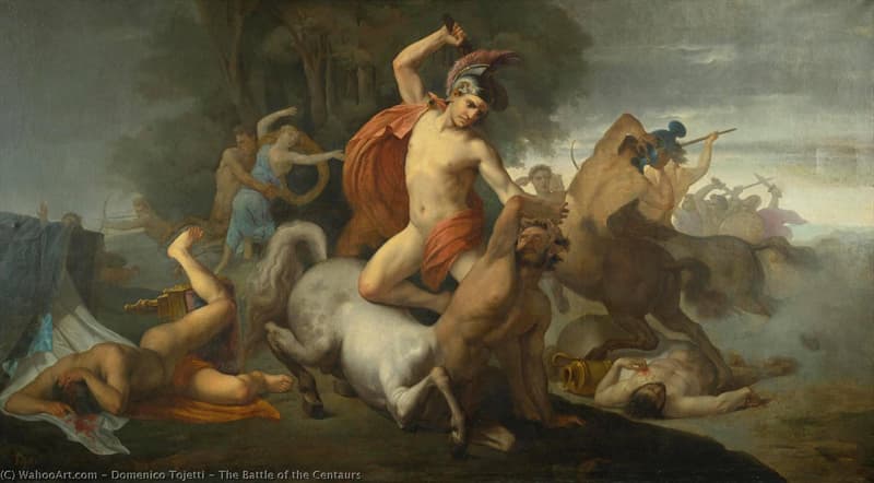 Kultur Wissensfrage: Wie heißt der Kampf zwischen Lapithen und Kentauren in der griechischen Mythologie?