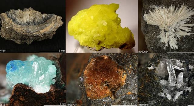 Naturaleza Pregunta Trivia: ¿Cuál de estos nombres se corresponde con un mineral?