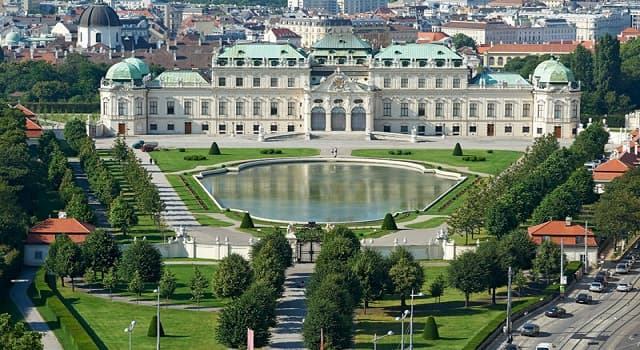 Geografía Pregunta Trivia: ¿En qué ciudad de Austria se localiza el Palacio Belvedere?
