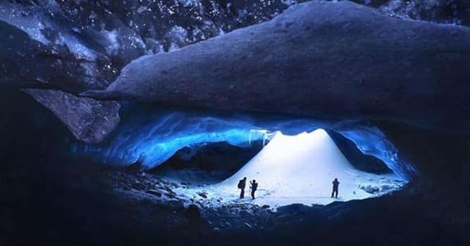 Geography Trivia Question: In which country is the Booming Ice Chasm, an ice cave located?
