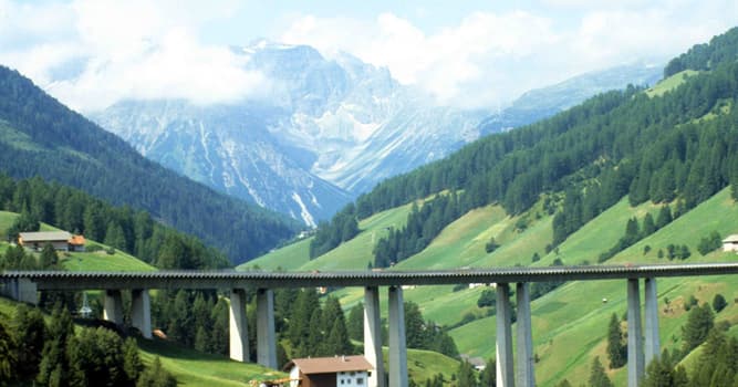 Geography Trivia Question: The Brenner Pass connects Italy with which country?