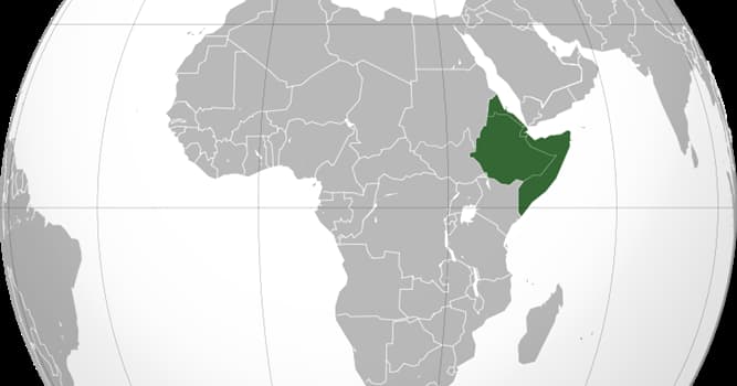 Aardrijkskunde Trivia Vraag: Wat is het grootste land in de Hoorn van Afrika?