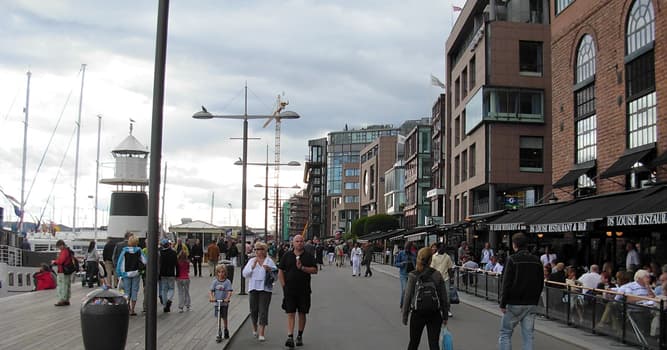 Geography Trivia Question: Aker Brygge is a popular meeting-place and tourist destination in which capital city?