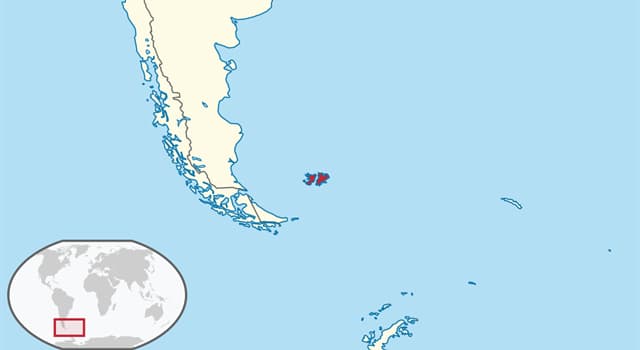 Geografia Pytanie-Ciekawostka: Do którego kraju należą Falklandy?