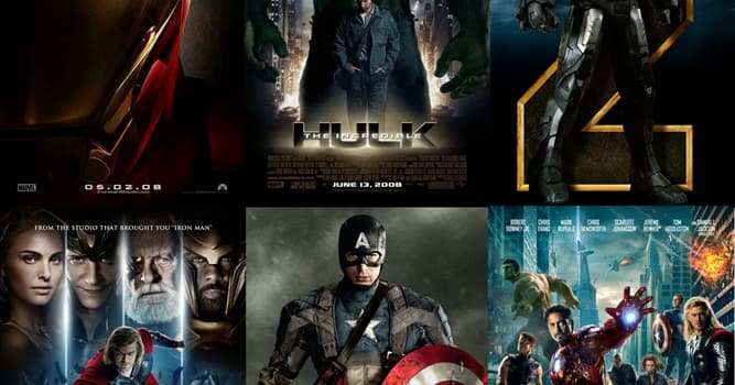 Películas Pregunta Trivia: ¿Cuál fue la primera película de la primera fase de Marvel?