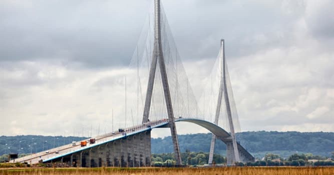 Geografía Pregunta Trivia: ¿En qué país se encuentra el Puente de Normandia?