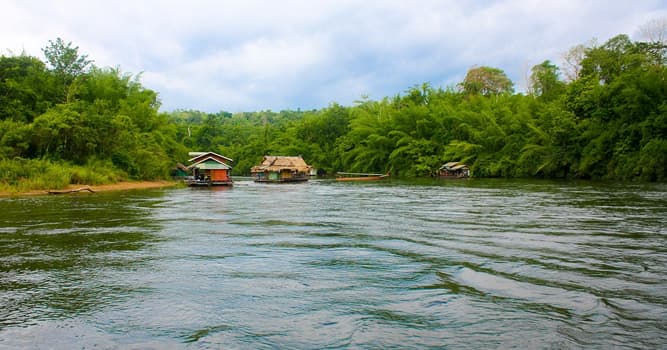 Aardrijkskunde Trivia Vraag: In welk land ligt de rivier de Khwae Yai, die ook wel bekend staat als de Si Sawat?