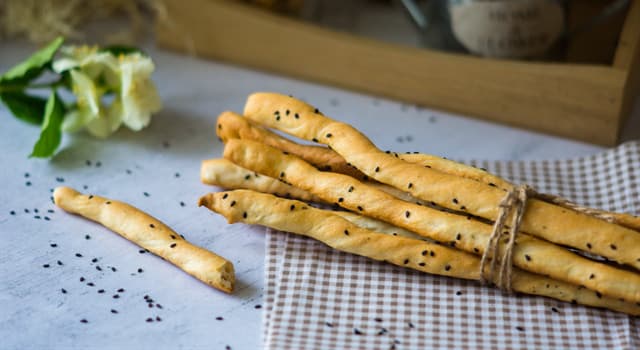 Kultur Wissensfrage: Wie heißen die traditionellen italienischen Brotstangen?