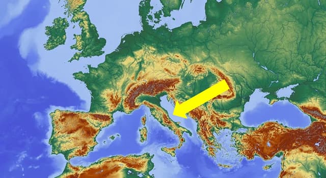 Geografia Pytanie-Ciekawostka: Który kraj leży na Półwyspie Apenińskim?