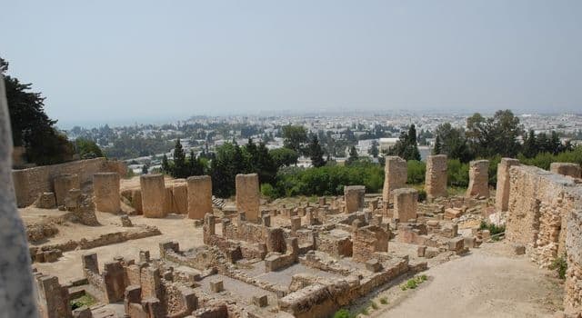 Geography Trivia Question: The ancient ruins of Carthage are located in which modern-day country?