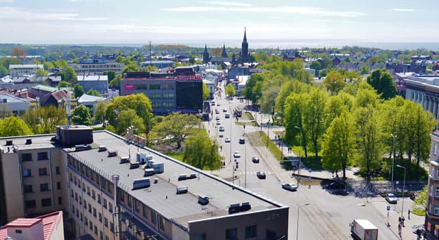 Aardrijkskunde Trivia Vraag: Waar ligt de havenstad Liepāja?