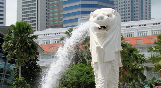 Cultuur Trivia Vraag: Het mythische wezen genaamd Merlion is de officiële mascotte van welk land?