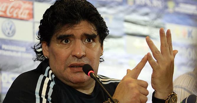 Sport Trivia Vraag: Wie was Diego Armando Maradona?