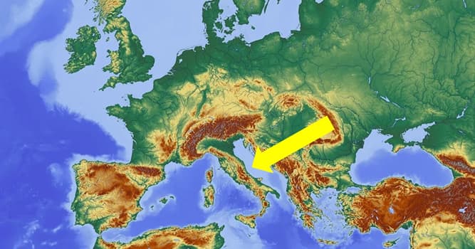Geografía Pregunta Trivia: ¿Cuál de estos países está situado en la península apenina?