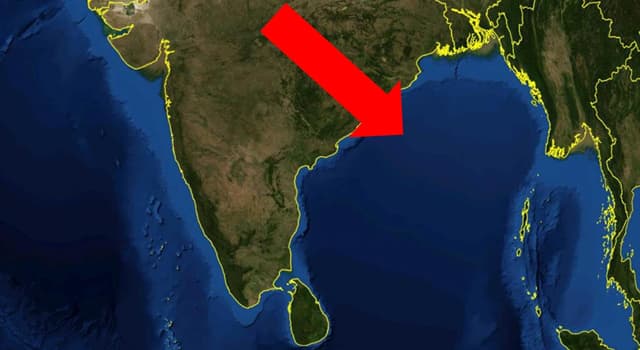 Geography Trivia Question: Which bay is bounded by India, Bangladesh, and Myanmar?