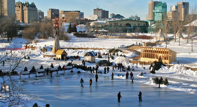 Aardrijkskunde Trivia Vraag: In welk land ligt de stad Winnipeg?