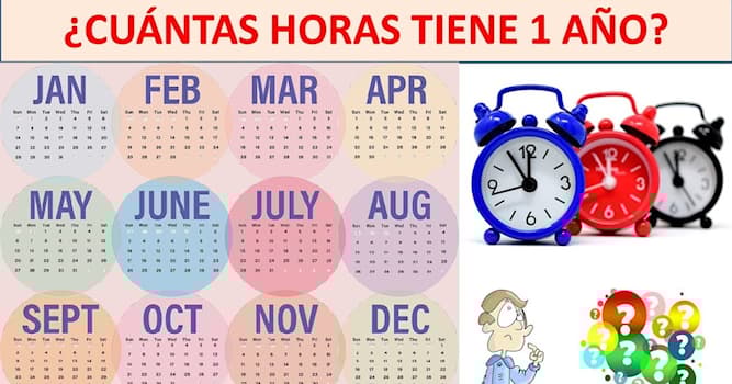 Cultura Pregunta Trivia: ¿Cuántas horas tiene un año?