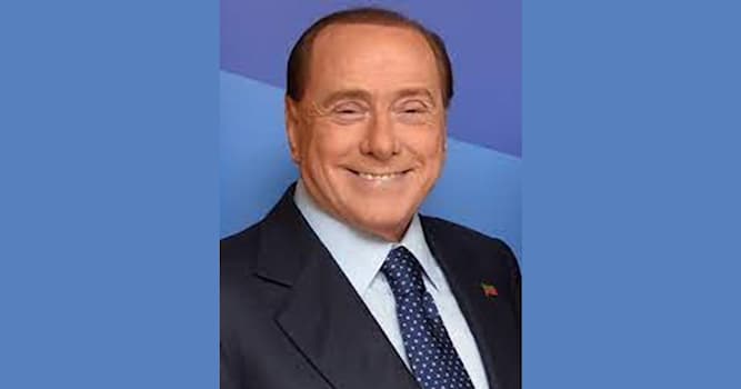 Society Trivia Question: Which of these is a false statement about Silvio Berlusconi?