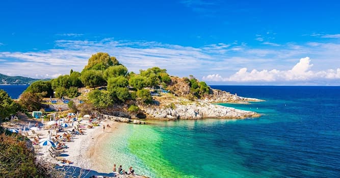 Geography Trivia Question: Which flag flies over the island of Corfu?