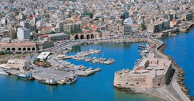 Geografía Pregunta Trivia: ¿En qué país se encuentra la ciudad de Heraclión o Heraklion?