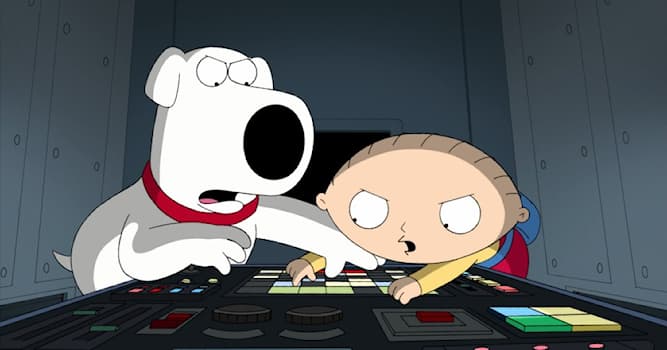 Films & TV Trivia Vraag: Hoe heet de hond in de serie Family Guy?