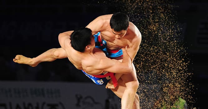 Sport Trivia Question: Which of the following is a folk wrestling style and traditional national sport of Korea?
