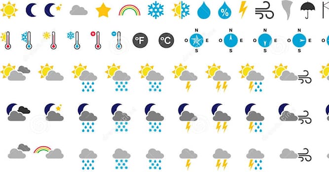 Science Trivia Question: In weather forecasting what symbol represents a 'cold front'?