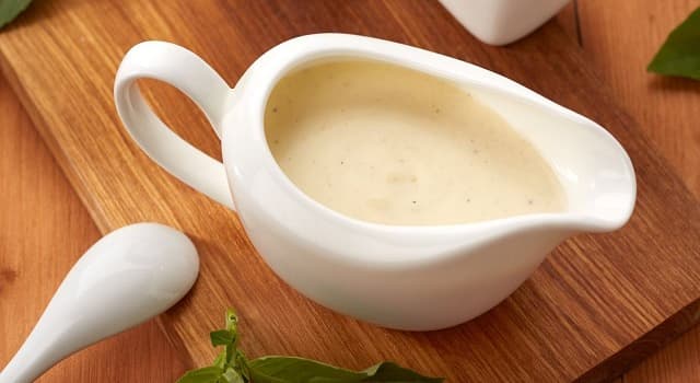 Society Trivia Question: Which sauce is traditionally made from flour and milk?