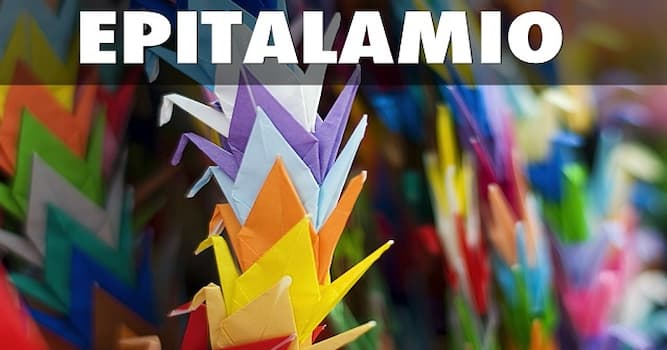 Cultura Pregunta Trivia: ¿Qué es un epitalamio?