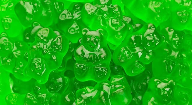Society Trivia Question: What flavor are the green Haribo gummy bears?