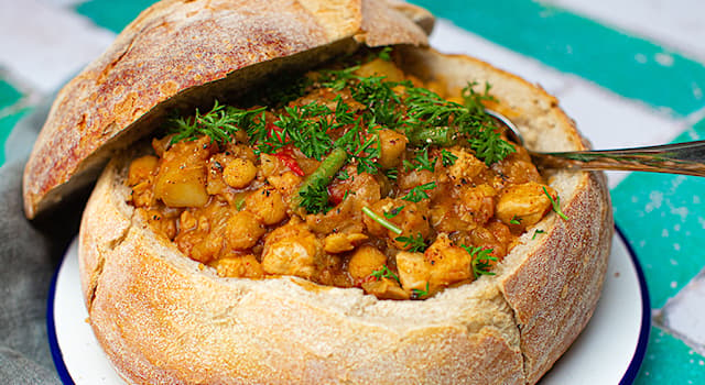 Culture Trivia Question: Where in the world is bunny chow believed to have originated from?
