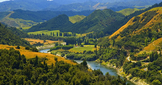 Nature Trivia Question: Where is the Whanganui River, which received the legal status of a person in 2017 located?