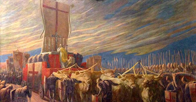 Historia Pregunta Trivia: ¿Dónde se usó inicialmente el carroccio, una plataforma sobre la que se erigía el estandarte de una ciudad?