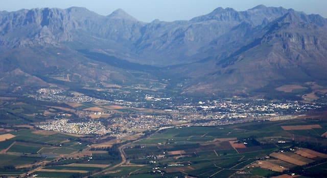 Geography Trivia Question: In which country is Stellenbosch, a town at the centre of a wine-producing region?