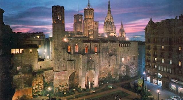 Culture Trivia Question: In which Spanish city is Barri Gòtic (Gothic Quarter) located?